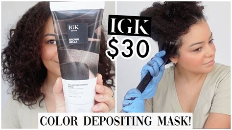 The secret to vibrant, multidimensional hair color - Igk color brightening mask